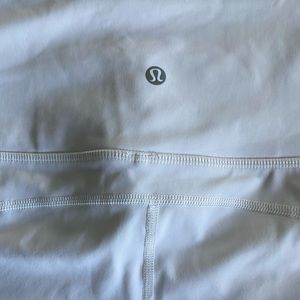Lululemon White Double Lined Leggings, size 12